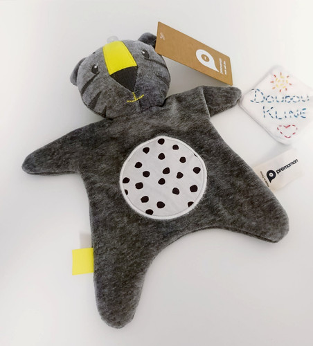 Doudou plat tigre chat - doudou,