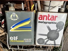 bidons Huile ELF diesel