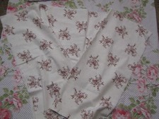 Coupon de tissu vintage panier