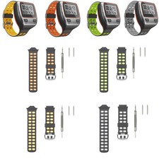 Bracelet de montre en silicone pour montre Garmin Forerunner 310XT 2021