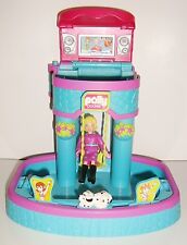 POLLY POCKET MATTEL 2007 BALANCELLE+1 POUPEE+1 CHIEN