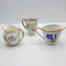 Crémières Pots à Lait - Lot Porcelaine Fine Vintage Art - COLLECTION 3 Pieces