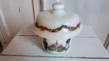 Ancien pot / terrine opaline
