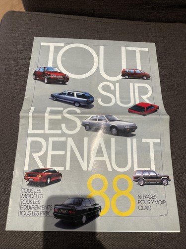 Brochure publicitaire renault - brochure,