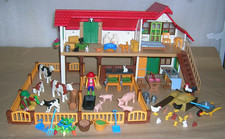 LOT FIGURINE ACCESSOIRE PLAYMOBIL PERSONNAGE ANIMAUX  DE LA FERME