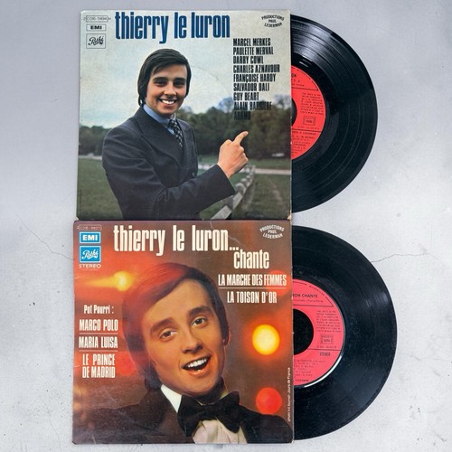Lot vinyles 45t thierry - 2,
