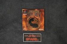 ₪PAS DE JEU₪ Notice Playstation 1 PS1 Mortal Kombat Trilogy (1er Ed boite noire)