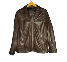 veste STONES en  cuir marron taille 52 ou L