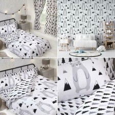 Scandi Ours Rideaux/Ajusté