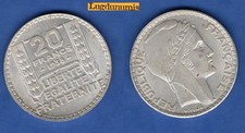 20 Francs Turin 1938 SUP III -