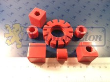 Kit 7 pièces fixation moteur d'essuie-vitre SEV-Marchal rouge Peugeot 403 et 404