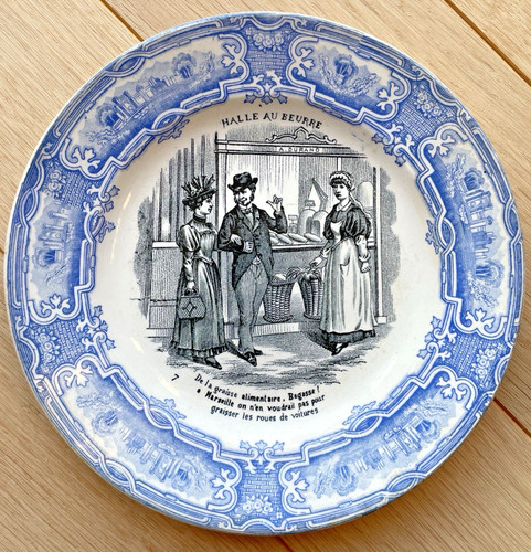 Assiette parlante faïence - parlante,
