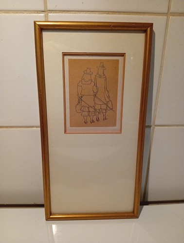 Petit dessin sous cadre - petit,
