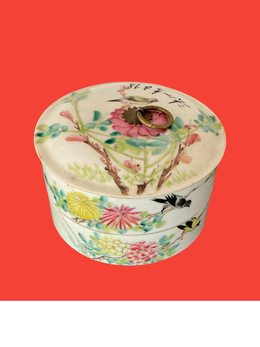 Boîte porcelaine chinoise - porcelaine,