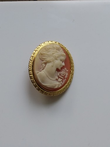 Broche camée portrait - broche,