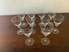 22 verres à vin rouge modèle Boléro en cristal Daum (prix à la pièce)