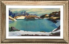Tableau Peinture Julien Bouvier Peintre De Montagne Savoie (Wibault Contencin)