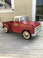Tonka. Pickup truck. Step-side. Red with white roof. Rare. Ford. Minnessota 1963