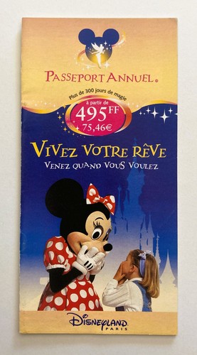 Disneyland paris brochure - disneyland,