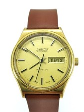 Montre automatique EXACTUS 8569 Incabloc 38 mm années 1970 en acier d'occasion