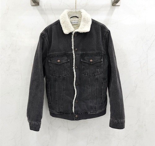 Balenciaga veste denim noir - balenciaga,