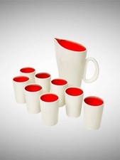 Keramos Sèvres _ Service à Orangeade Des Années 50s Vintage _ Chambost Jouve