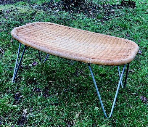 Table basse banc vintage - table,
