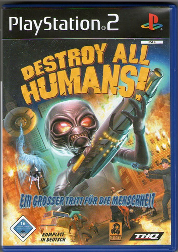 Thq destroy all humans - all, jeu