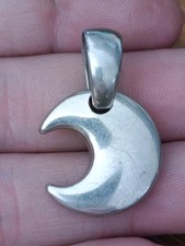 Pendentif Lune Argent Massif 925 - 5 g Bijoux Vintage