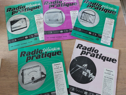 Lot revues radio pratique - lot,