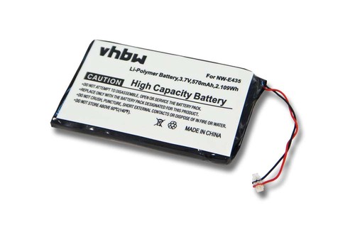 Batterie pour sony nwz - pour, nwz-e436f