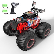 Voiture Télécommandé avec Grandes Roues 24 GHz 114 échelle de Monster Truck T...