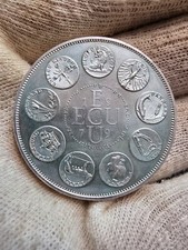 Écu Europa 1979 Argent 40gr 6000 Exemplaires  Rare