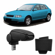 Accoudoir en PU-cuir noir avec