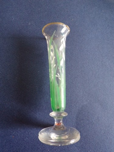 Petit vase verre emaille et - vase,