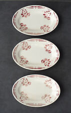 3 raviers en faïence de Badonviller Lunéville, modèle ALAIN