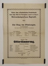 Bayreuth Festival 1912 Affiche