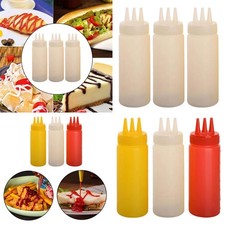 Lot de 3 bouteilles de sauce