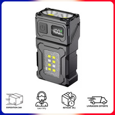 Lampe Torche Urgence Rechargeable LED Puissante Autonome Sécurité