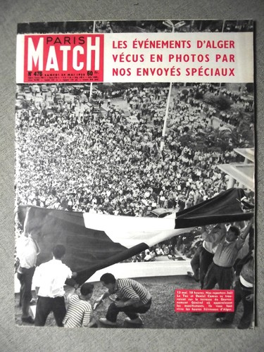Paris match 476 05 - paris, 24-05-1958