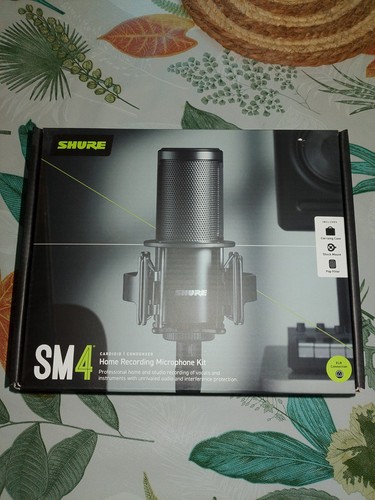 Micro shure sm4 home recording - micro,