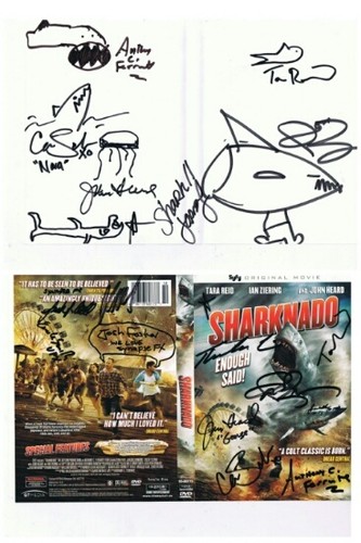 Sharknado cast signed x12 - sharknado,