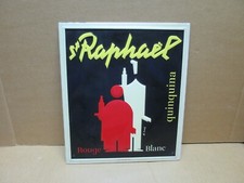 Charles LOUPOT plaque en tole lithographiée  en relief SAINT RAPHAEL