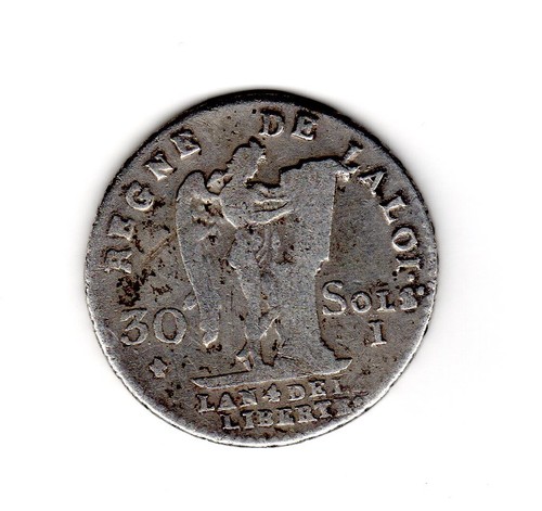 France louis xvi sols 1792 - louis,