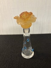 Flacon à parfum rose cristal