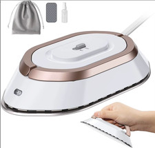 Mini Fer Repasser Sec Voyage Portable 150W Rapide 30s Semelle Céramique EU