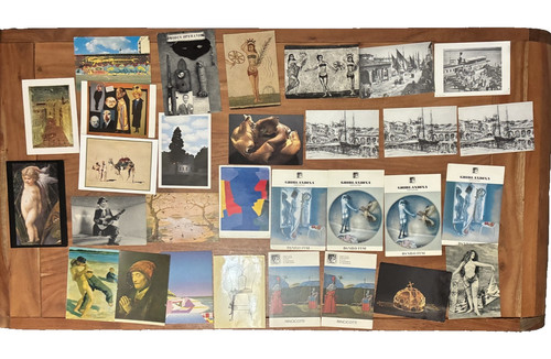Cartes postales vintage art - 30,