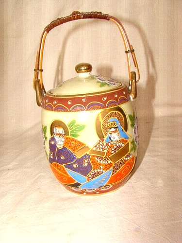 Pot biscuit porcelaine - pot,