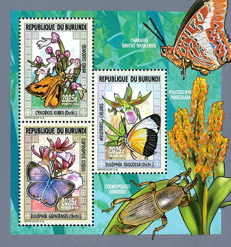 Stamps burundi 2014 imperf - stamps,