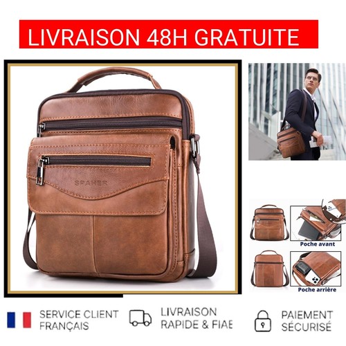 Spaher sacoche homme cuir - spaher,